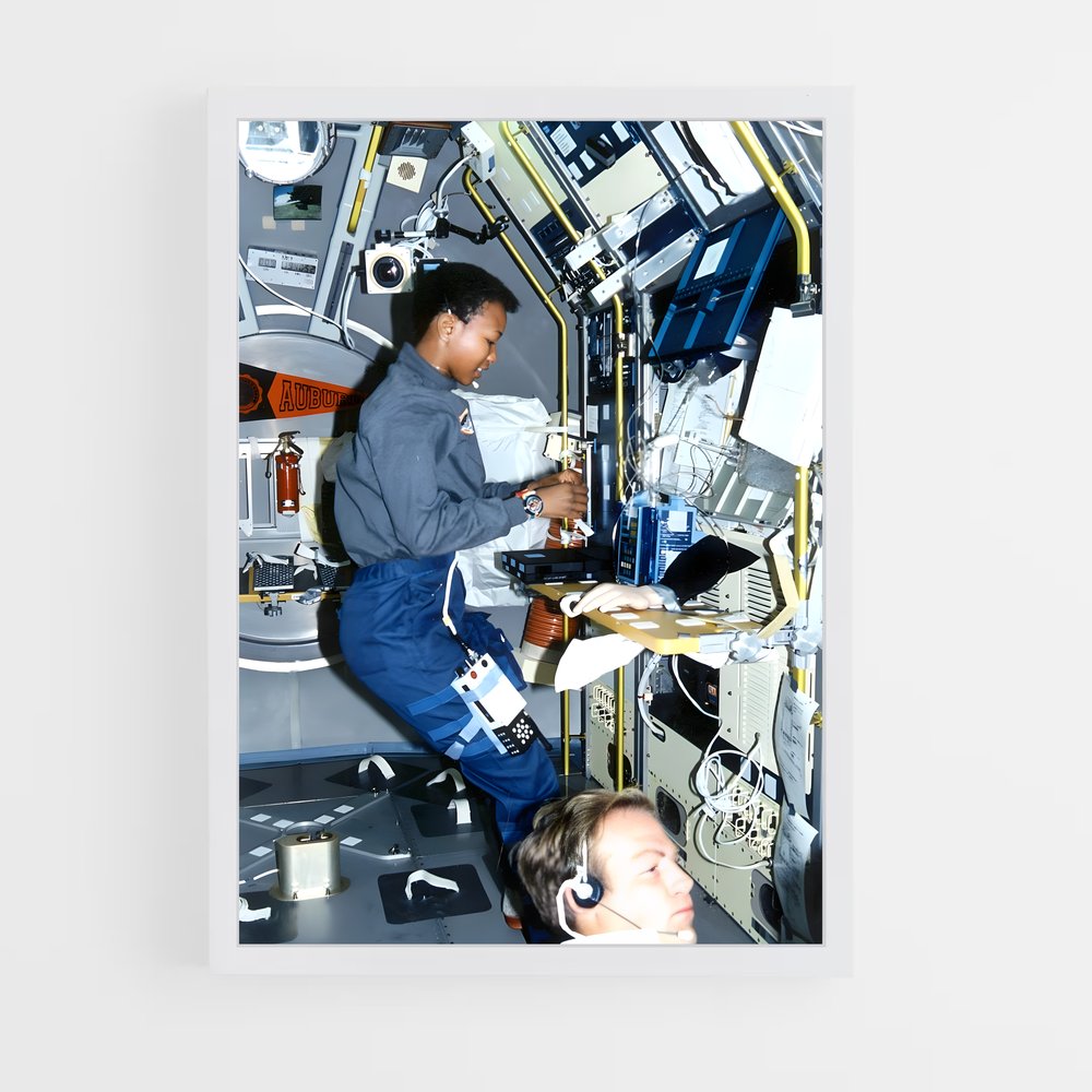 Poster Mae dans l'Espace – affiche Astronautes (vue 3)